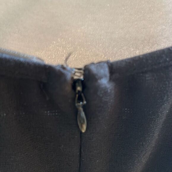 Anthropologie Eva Franco Womens 8 Black Cocktail Dress Floral Lace NWOT - Picture 5 of 6